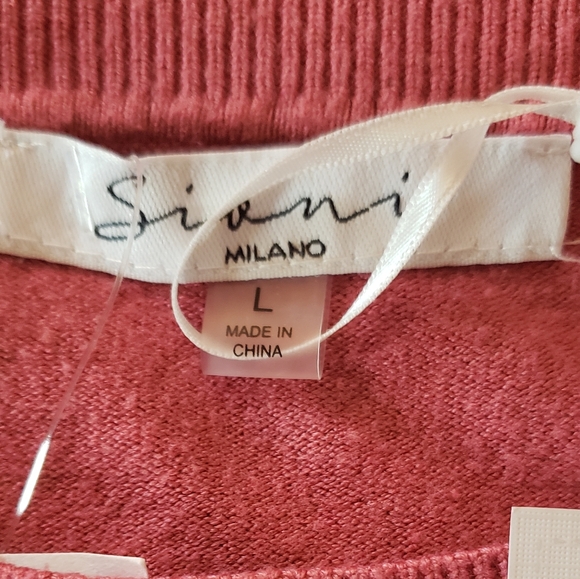 Rose Sioni Milano Sweater with Crochet Arm Detail - Picture 6 of 7